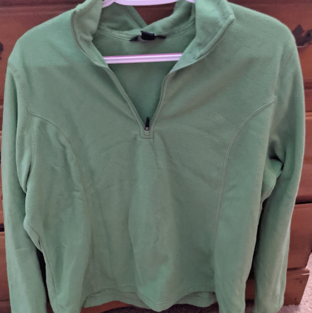 Land's End 1/4 zip fleece large